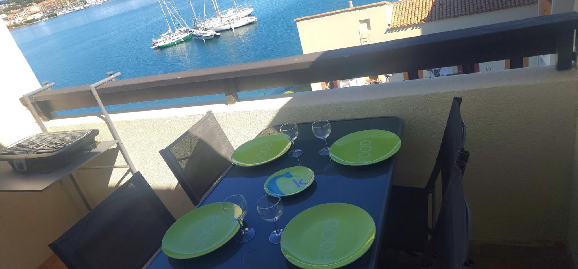 Studio Meuble Cap D Agde Avec Tres Belle Vue Sur Le Port Eksteriør bilde